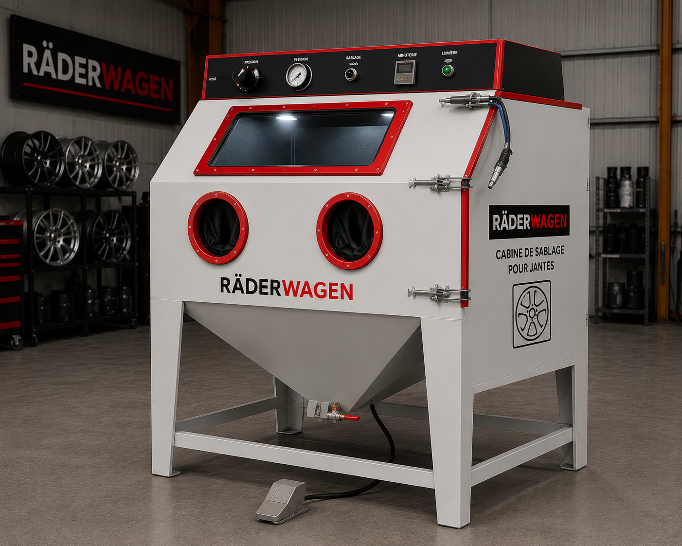Cabine de sablage
